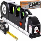 Bigstren Laserwaterpas met 250cm Meetlint - Precisie en G..., Doe-het-zelf en Verbouw, Ophalen of Verzenden, Nieuw