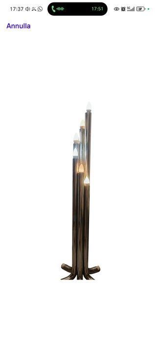 Lamp - Staal - Luci Milano p448, Antiek en Kunst, Antiek | Lampen
