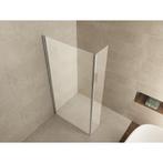Wiesbaden Comfort Zijwand met Hoekprofiel - 400x2000x10mm, Doe-het-zelf en Verbouw, Sanitair, Ophalen of Verzenden, Nieuw, Glas