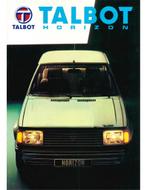 1982 TALBOT HORIZON BROCHURE NEDERLANDS, Nieuw, Author