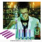 Reageerbuisjes Paars 4 Stuks, Verzenden, Nieuw, Feestartikel