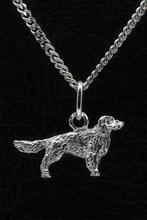 Zilveren Irish red and white setter ketting hanger - klein, Verzenden, Nieuw