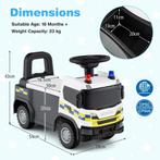 2dekans | Coast 2-in-1 Loopauto Politiewagen met Stuur en, Ophalen of Verzenden, Zo goed als nieuw