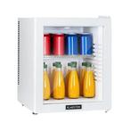 Tafelmodel Mini Koelkast Glasdeurkoelkast 32L Wit, Witgoed en Apparatuur, Koelkasten en IJskasten, Zonder vriesvak, Nieuw, Ophalen of Verzenden