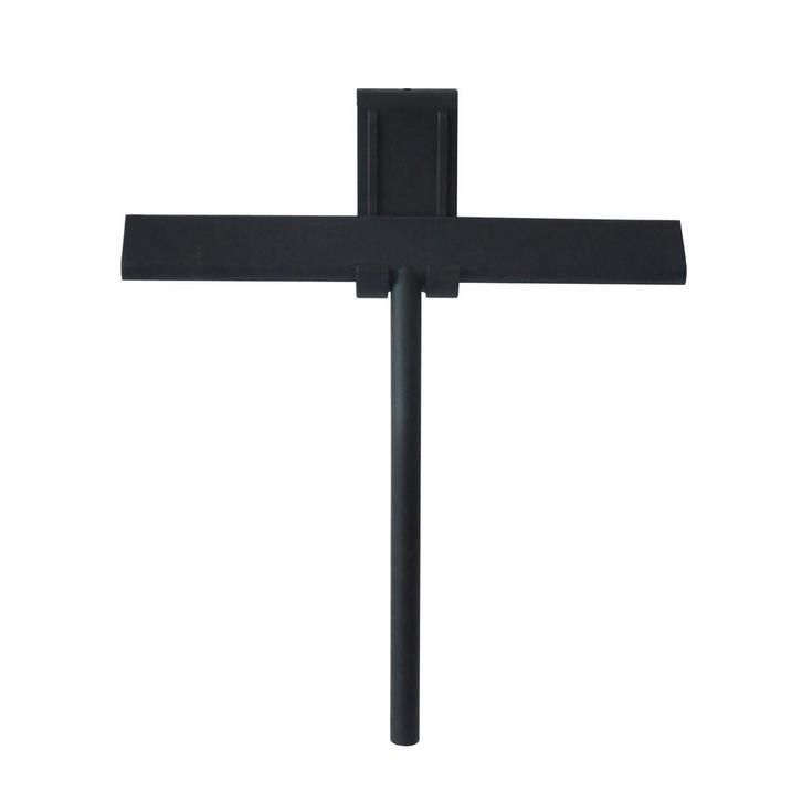 Lush Raamwisser inclusief flexibele glashaak mat zwart, Doe-het-zelf en Verbouw, Sanitair, Ophalen of Verzenden