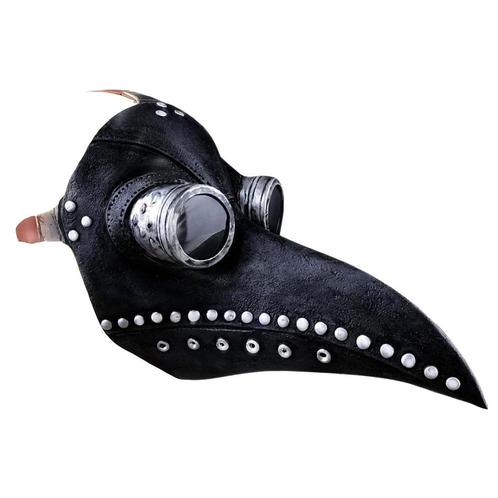Snavel masker (Pest dokter) zwart-grijs, Hobby en Vrije tijd, Feestartikelen, Nieuw, Verzenden