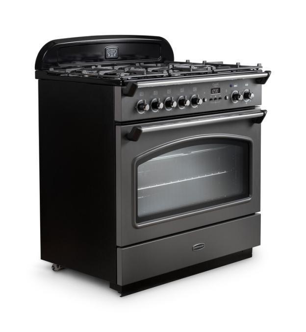 Rangemaster Classic Fornuis FX90 Zwart, Witgoed en Apparatuur, Fornuizen, Vrijstaand, 5 kookzones of meer, Energieklasse A of zuiniger