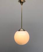 Plafondlamp - Opaline glas, Antiek en Kunst, Antiek | Lampen
