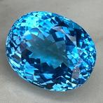 Zonder minimumprijs Blauw Topaas - 40.52 ct - nternational, Nieuw