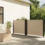 vidaXL Windscherm uittrekbaar 120x1200 cm beige, Verzenden, Nieuw