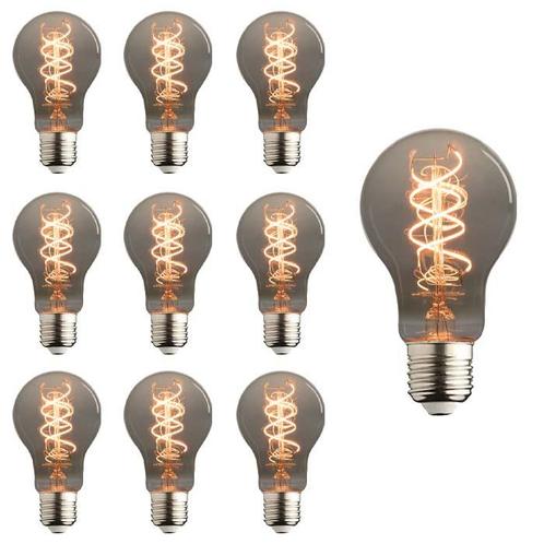 Set van 10 LED lampen E27 | 6.6 watt dimbaar | 1800K extra w, Huis en Inrichting, Lampen | Losse lampen, Overige typen, Nieuw