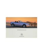2003 MERCEDES BENZ SLK BROCHURE DUITS, Boeken, Nieuw, Author