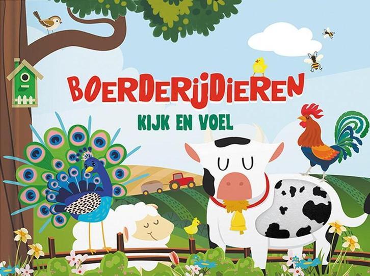 Lantaarn Boerderijdieren Kijk- en Voelboek 3958, Kinderen en Baby's, Speelgoed | Educatief en Creatief, Nieuw, Verzenden