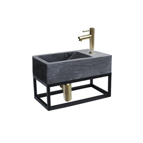 Sani Royal Fontein Frame Mat Zwart Natuursteen, Tuin en Terras, Waterpartijen en Fonteinen
