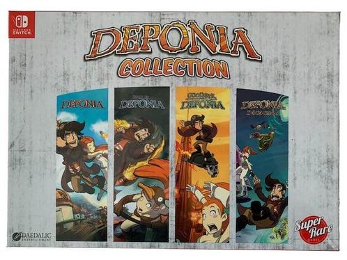 Deponia Collection Collectors Edition (SRG CE#6) (SWITCH), Spelcomputers en Games, Games | Nintendo Switch, Verzenden