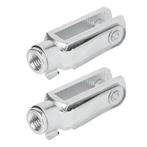 ProPlus Gaffel M8 - Verzinkt staal - 58 mm - 2 stuks (Auto), Auto diversen, Aanhangwagen-onderdelen, Ophalen of Verzenden, Nieuw