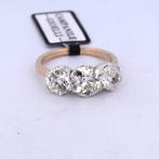 Armring - 14 karaat Platina, Roségoud - 6.00ct. tw. Diamant, Sieraden, Tassen en Uiterlijk, Antieke sieraden