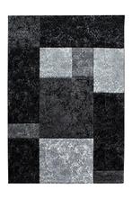 Modern Vloerkleed | Hawaii | Tegels | Zwart | 80x150 cm, Verzenden, Nieuw