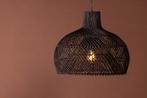 Hanglamp - Embla - 45 cm - Zwart - Rattan - Jörn, Huis en Inrichting, Lampen | Hanglampen, Verzenden, Nieuw
