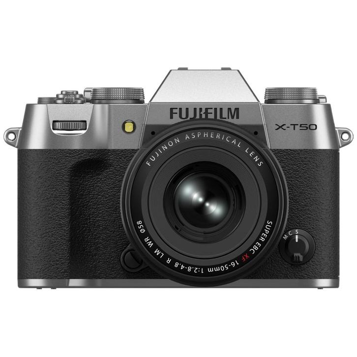 Fujifilm X-T50 Zilver + XF 16-50mm, Audio, Tv en Foto, Fotocamera's Digitaal, Nieuw, Ophalen of Verzenden