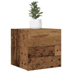vidaXL Tv-wandmeubelen 2 st 30,5x30x30 cm oud houtkleurig, Verzenden, Nieuw, Overige houtsoorten