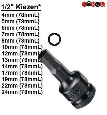 Kracht bit doppen Inbus 1/2, Auto diversen, Autogereedschap, Verzenden