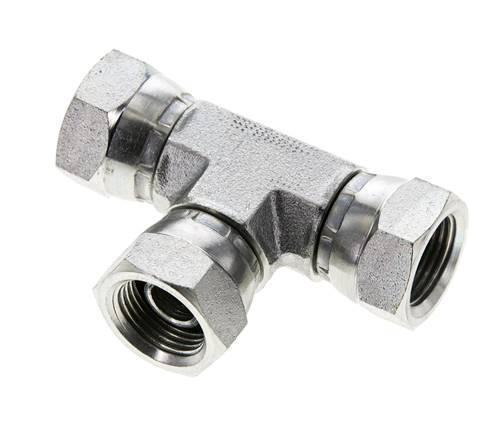 T-koppeling G3/8 Binnendraad Staal hydrauliek 400bar, Doe-het-zelf en Verbouw, Overige Doe-het-zelf en Verbouw, Nieuw, Verzenden