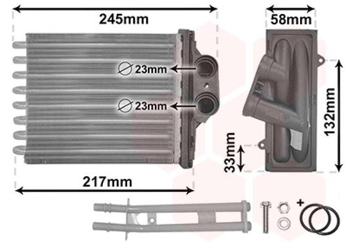 KACHEL RADIATEUR VOOR FIAT 500 2015-, Auto-onderdelen, Airco en Verwarming, Nieuw, Ophalen of Verzenden