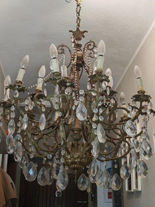 Kroonluchter - Messing - Majestueus, Antiek en Kunst, Curiosa en Brocante