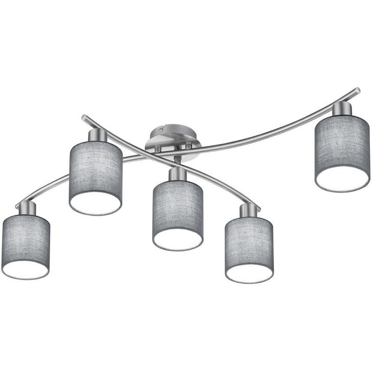 LED Plafondlamp - Trion Gorino - E14 Fitting - 5-lichts -, Huis en Inrichting, Lampen | Plafondlampen, Nieuw, Metaal, Ophalen of Verzenden
