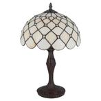 Tiffany tafellamp – Ruitpatroon – Ø 30 × H 46,5 cm (Art., Verzenden, Nieuw