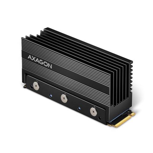 Axagon - koellichaam voor M.2 SSD - aluminium - 2 thermis..., Computers en Software, Computerbehuizingen, Nieuw, Ophalen of Verzenden