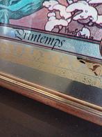 Spiegel (4) - Glas, Hout - Na Alphonse Mucha, Antiek en Kunst