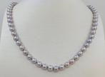 Zonder minimumprijs - Halsketting 7x7,5 mm grijze, Sieraden, Tassen en Uiterlijk, Kettingen, Nieuw