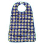 Wasbare slab volwassenen met opvangbak - Blauw/geel geruit, Ophalen of Verzenden, Nieuw