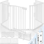 Veiligheidshek - Haardscherm - Hondenhek - 360 cm - Wit - KI, Verzenden, Zo goed als nieuw