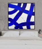 Stefanie Raus - Verschlungen blau II 906 XXL, Antiek en Kunst