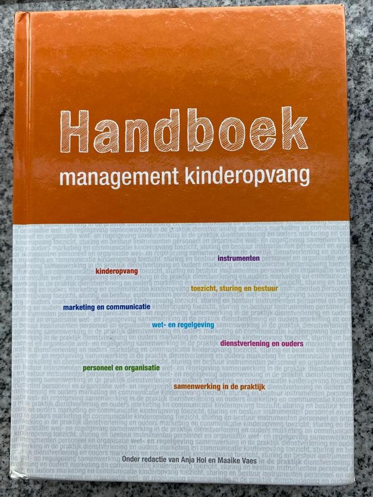 Handboekmanagement kinderopvang, Boeken, Studieboeken en Cursussen, Gelezen, Verzenden