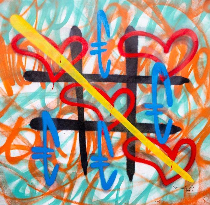 RAM - Love wins the Game - Special Paris Mood, Antiek en Kunst, Kunst | Schilderijen | Modern