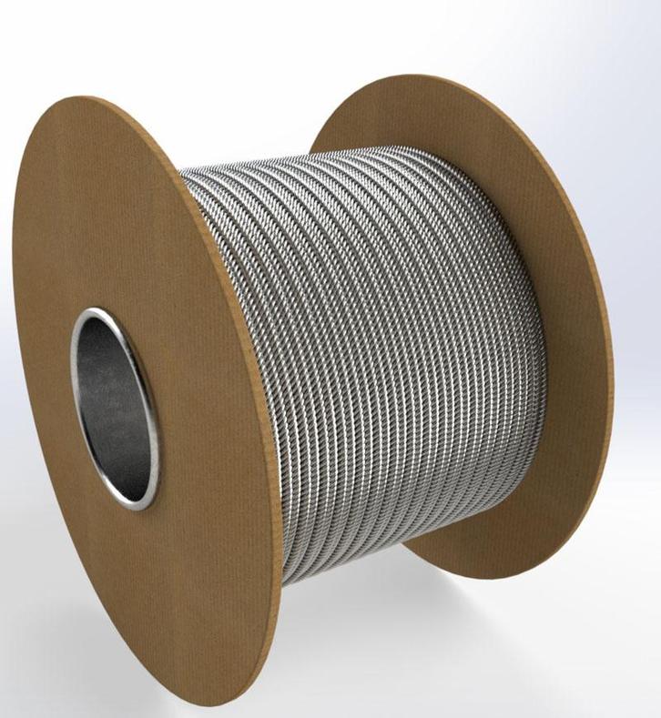 Staalkabel 6mm 100 meter op haspel, Doe-het-zelf en Verbouw, IJzerwaren en Bevestigingsmiddelen, Verzenden