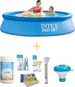 Intex Zwembad  Easy Set  244 x 61 cm  Inclusief WAYS, Verzenden, 200 tot 300 cm, Opblaaszwembad, 80 tot 120 cm