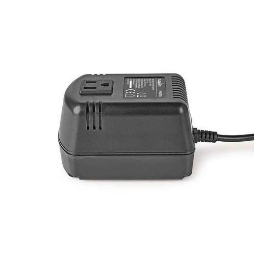 230V naar 110V Spanningsomvormer - 100W - Zwart, Hobby en Vrije tijd, Elektronica-componenten, Nieuw, Ophalen of Verzenden