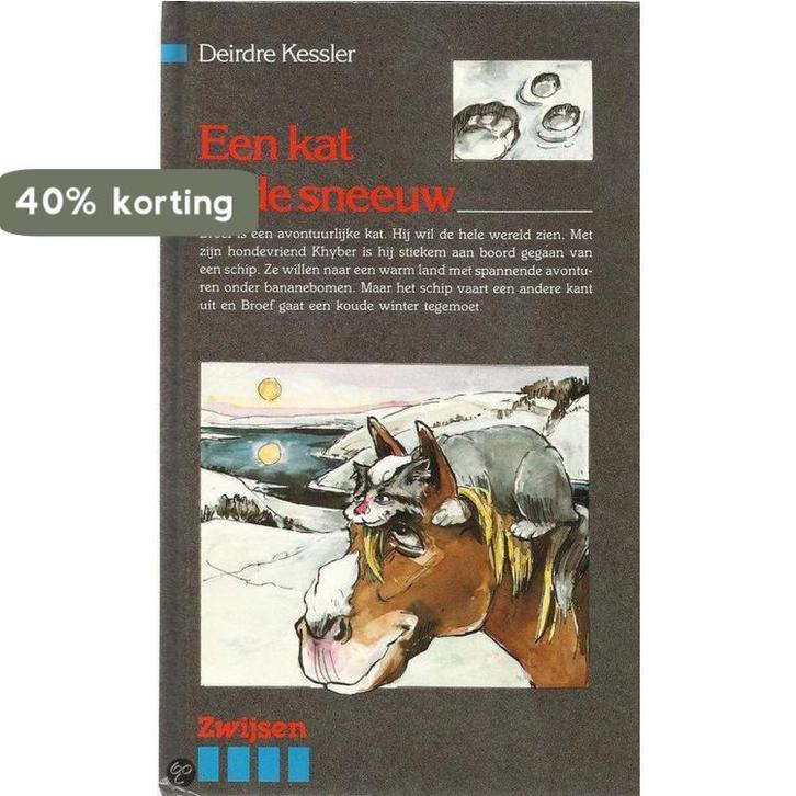 Zebraboek kat in de sneeuw 9789027614513 Leo Kessler, Boeken, Kinderboeken | Jeugd | 13 jaar en ouder, Gelezen, Verzenden