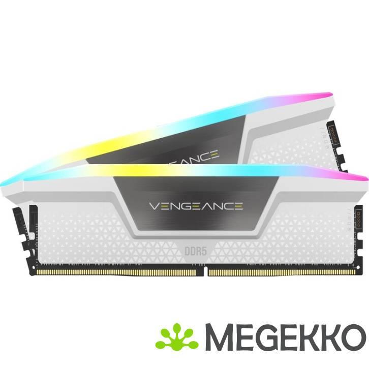 Corsair DDR5 Vengeance RGB 2x16GB 6400 White, Computers en Software, RAM geheugen, Nieuw, Verzenden