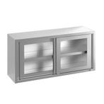 GGM Gastro | RVS wandkast - 1000x400mm - met | WSI104, Verzenden, Nieuw in verpakking, Meubilair