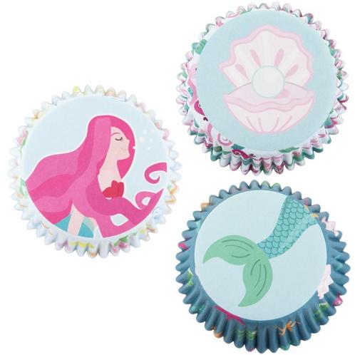 Cupcake Vormpjes PME Zeemeermin 60 stuks, Hobby en Vrije tijd, Taarten en Cupcakes maken, Nieuw, Verzenden