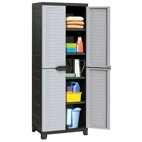 vidaXL Opbergkast 65x45x181 cm kunststof, Huis en Inrichting, Kasten | Overige, Nieuw, Verzenden