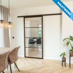 Stalen Schuifdeur met koofsysteem 4 Vlaks Brons Maatwerk Hel, Nieuw, Metaal