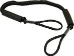 Bungee Dock Line met Dubbele Lus 155-225cm Zwart, Watersport en Boten, Bootonderdelen, Ophalen of Verzenden, Nieuw