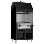 GGM Gastro | Gasbarbecue BERLIN - 960mm - Zwart |, Verzenden, Nieuw